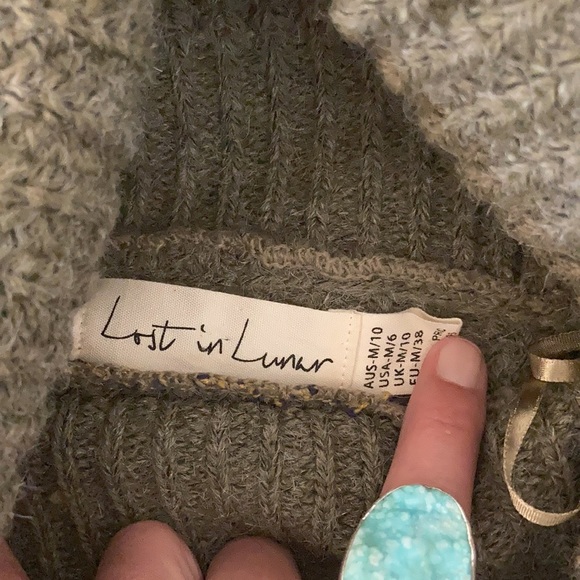 Lost In Lunar Sweater Dress - Picture 8 of 8